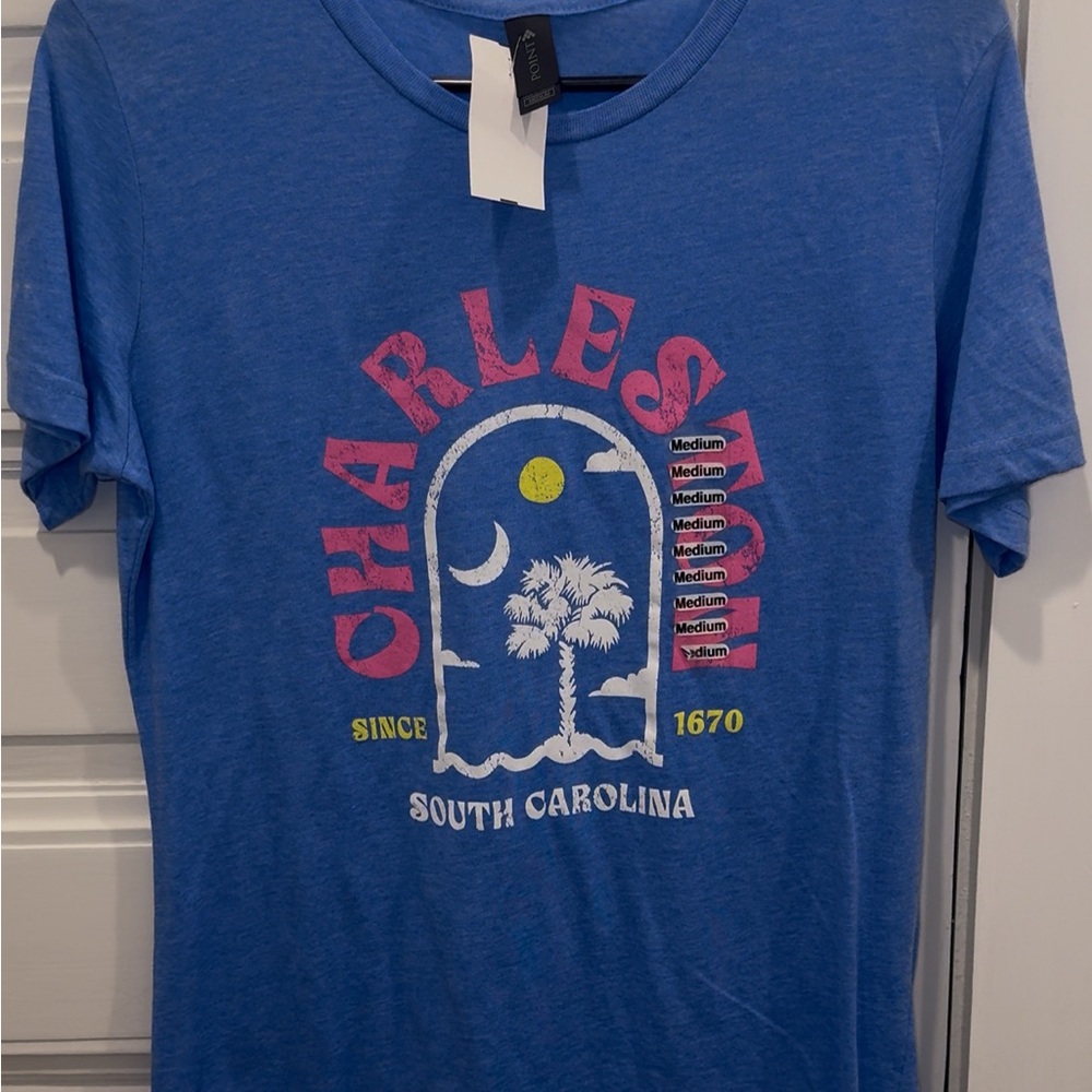 Charleston South Carolina Short Sleeve T-Shirt, Medium